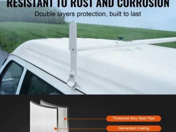 Van Roof Ladder Rack, 2 Bar Alloy Steel Ladder Rac for sale in Co ...