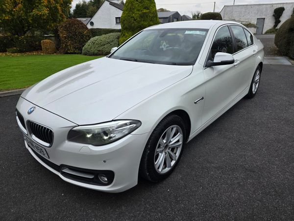 BMW 5-Series Saloon, Diesel, 2015, White