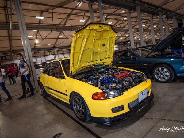 Honda Civic Hatchback, Petrol, 1993, Yellow
