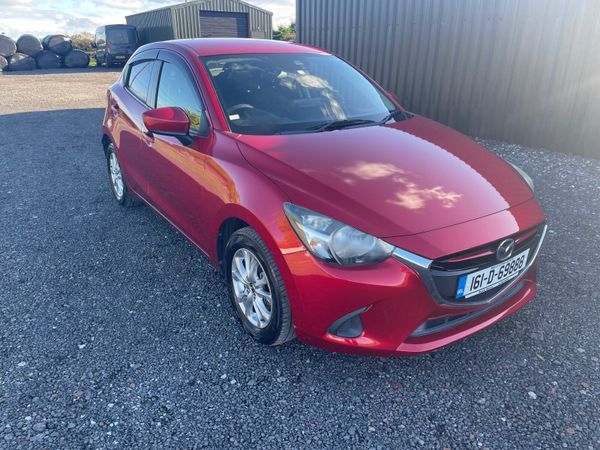 Mazda Demio Hatchback, Diesel, 2016, Red