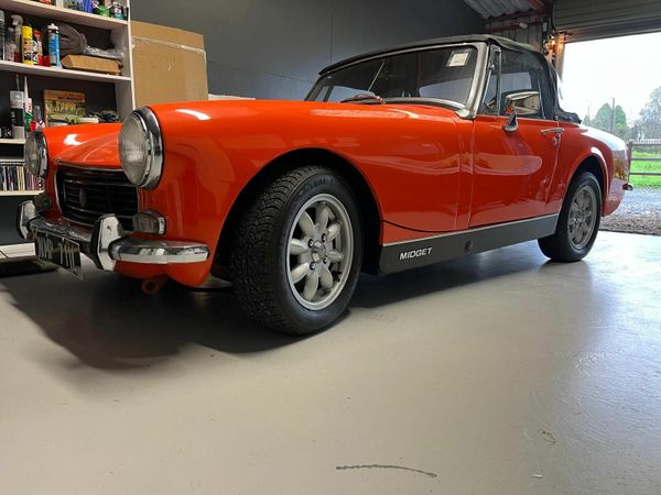 MG Midget Unknown, Unknown, 1972, Orange