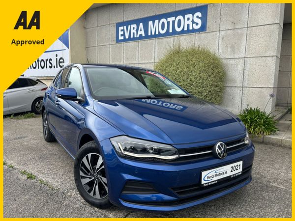 Volkswagen Polo Hatchback, Petrol, 2021, Blue
