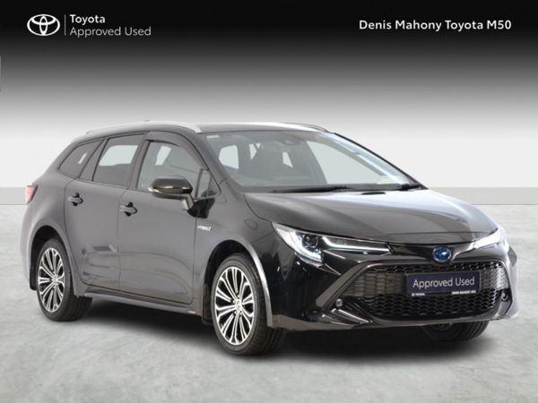 Toyota Corolla Estate, Petrol Hybrid, 2021, Black