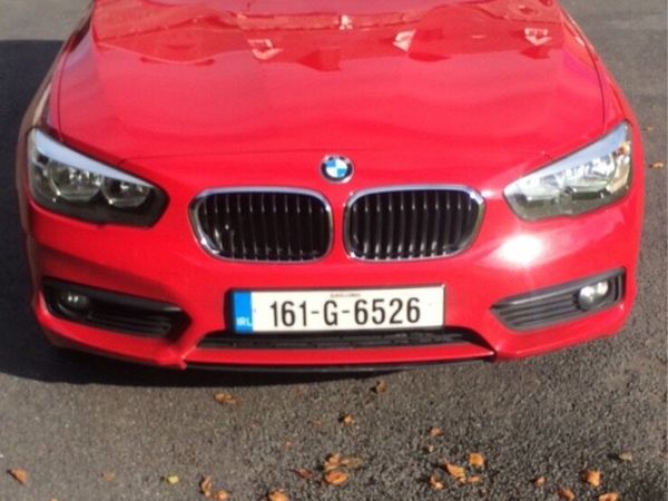 BMW 1-Series Hatchback, Diesel, 2016, Red