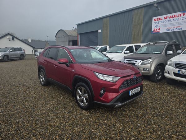 Toyota RAV4 SUV, Petrol Hybrid, 2021, Red
