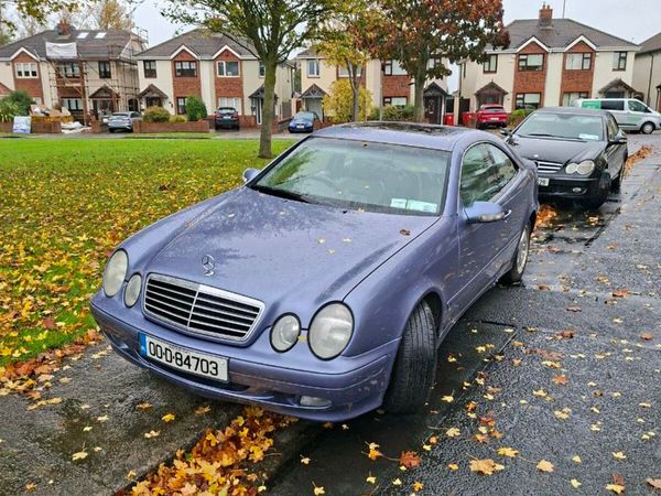 Mercedes-Benz CLK Coupe, Petrol, 2000, Blue
