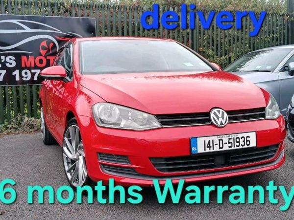 Volkswagen Golf Hatchback, Petrol, 2014, Red