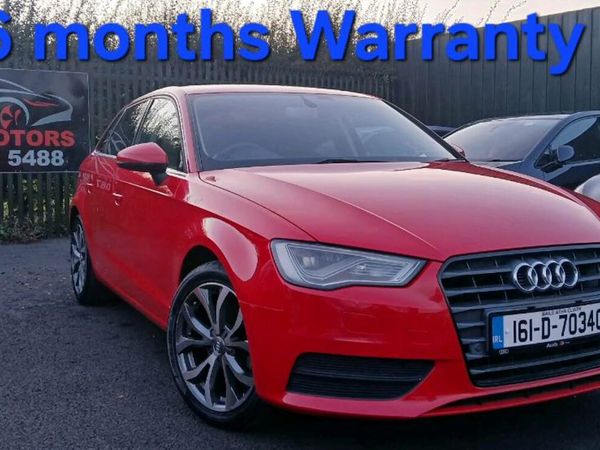 Audi A3 Hatchback, Petrol, 2016, Red
