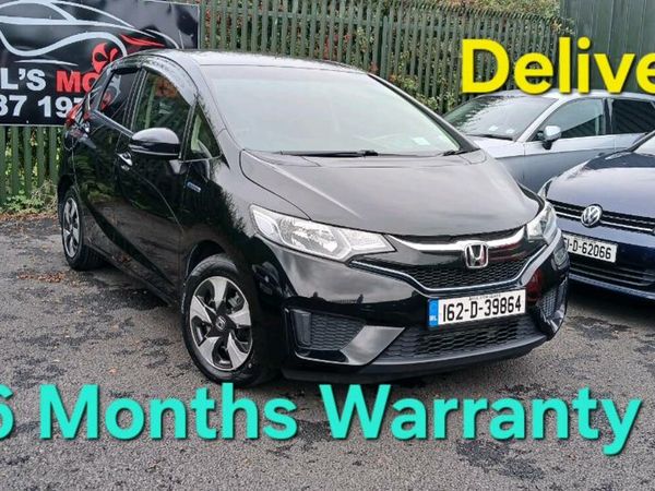 Honda Fit Hatchback, Petrol Hybrid, 2016, Black
