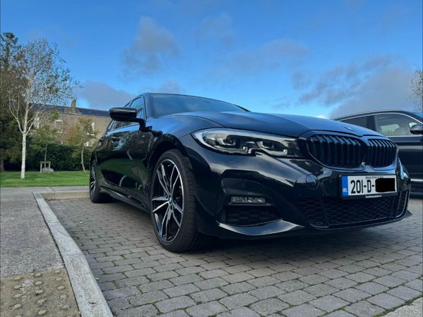 BMW 3-Series Saloon, Petrol Hybrid, 2020, Black