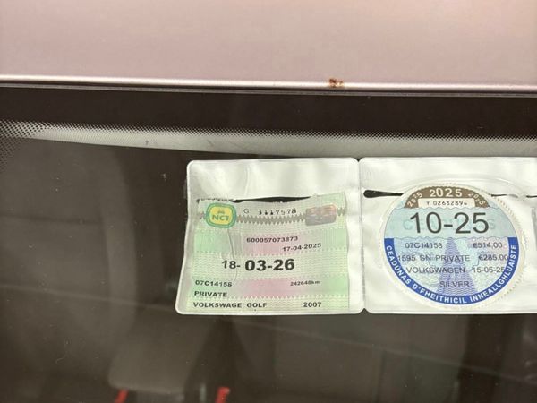 Volkswagen Golf Hatchback, Petrol, 2007, Silver