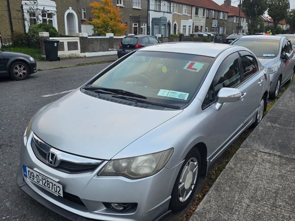 Honda Civic Saloon, Petrol Hybrid, 2009, Silver