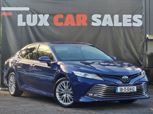 Toyota Camry Saloon, Petrol Hybrid, 2018, Blue