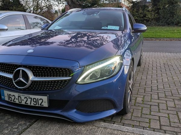 Mercedes-Benz C-Class Estate, Petrol Plug-in Hybrid, 2016, Blue