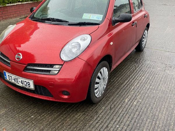 Nissan Micra Hatchback, Petrol, 2007, Red
