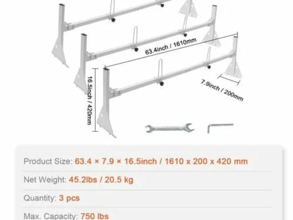 Ladder Rack, 3 Bar Alloy Steel Ladder Racks with L for sale in Co ...