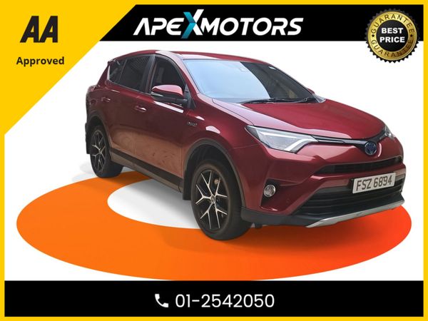 Toyota RAV4 SUV, Petrol Hybrid, 2018, Red
