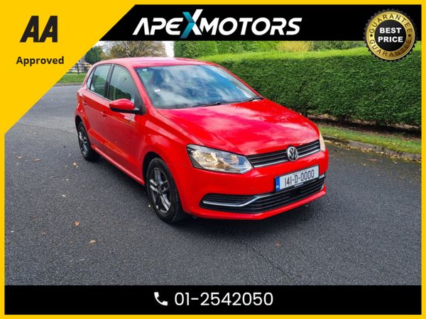 Volkswagen Polo Hatchback, Petrol, 2014, Red