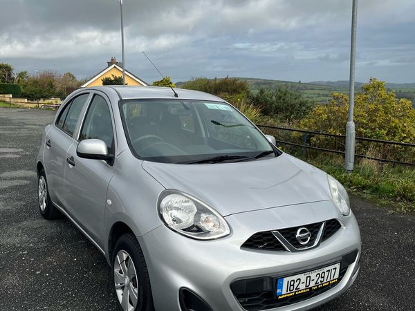 Nissan March Hatchback, Petrol, 2018, Silver
