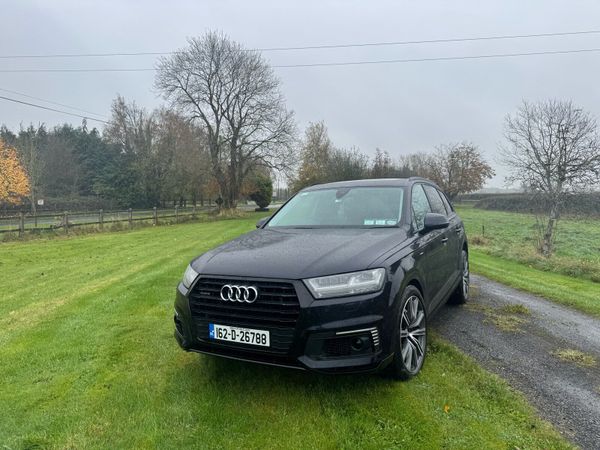 Audi Q7 SUV, Diesel Hybrid, 2016, Blue