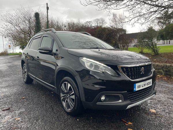 Peugeot 2008 Hatchback, Petrol, 2018, Black