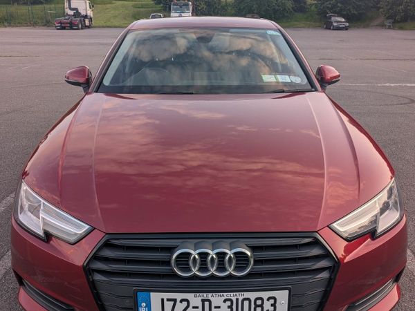 Audi A4 Saloon, Diesel, 2017, Red