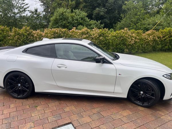 BMW 4-Series Coupe, Diesel, 2021, White
