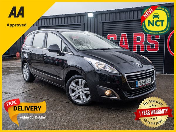 Peugeot 5008 MPV, Diesel, 2016, Black
