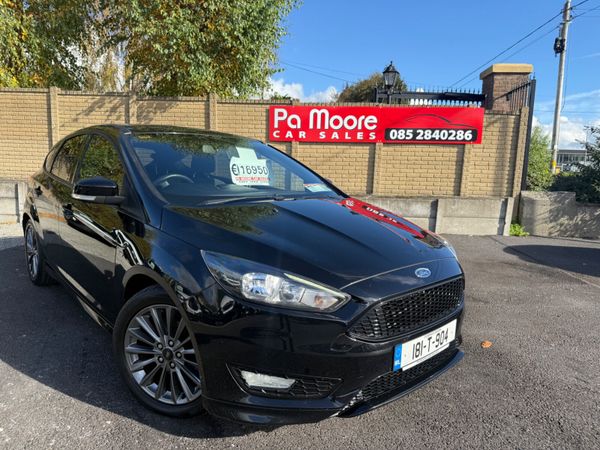 Ford Focus Hatchback, Petrol, 2018, Black