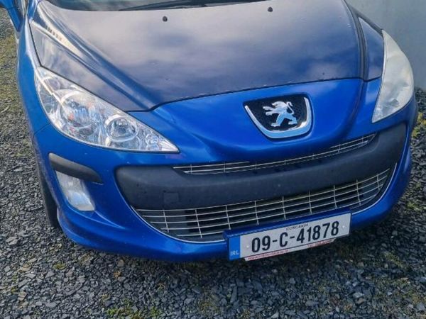 Peugeot 308 Hatchback, Diesel, 2009, Blue