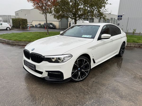 BMW 5-Series Saloon, Petrol Plug-in Hybrid, 2017, White