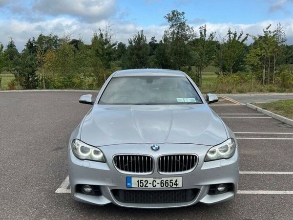 BMW 5-Series Saloon, Diesel, 2015, Silver