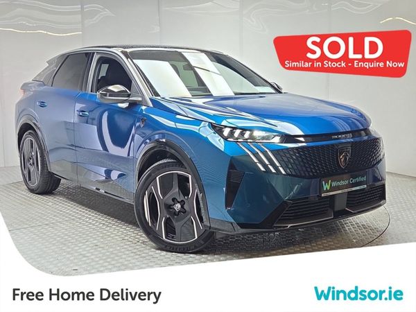 Peugeot 3008 SUV, Electric, 2024, Blue
