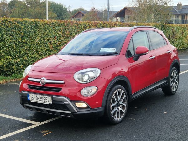 Fiat 500X SUV, Diesel, 2016, Red