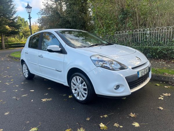 Renault Clio Hatchback, Ethanol Petrol, 2012, White