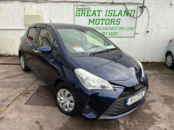 Toyota Yaris Hatchback, Petrol, 2018, Blue