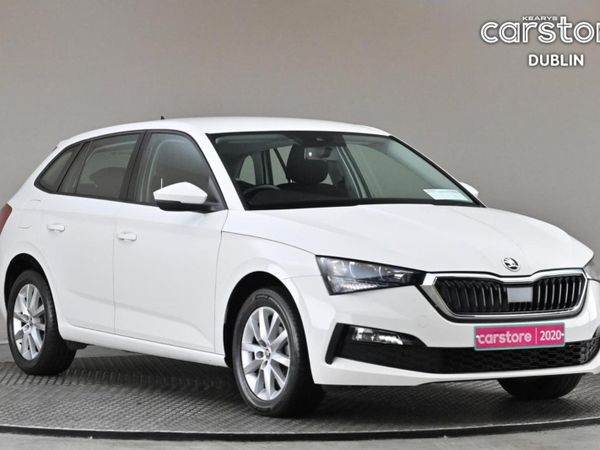 Skoda Scala Hatchback, Petrol, 2020, White