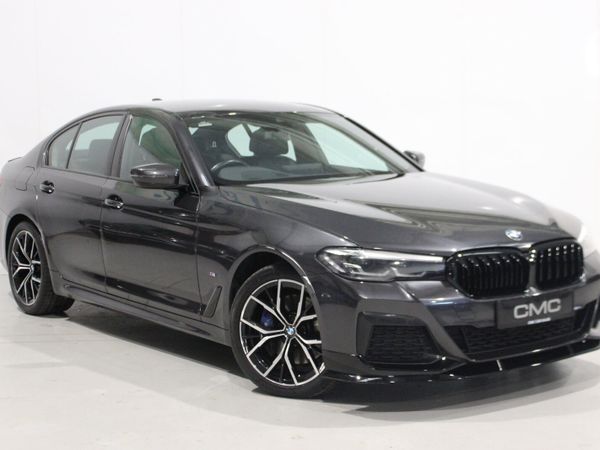 BMW 5-Series Saloon, Petrol Hybrid, 2021, Grey