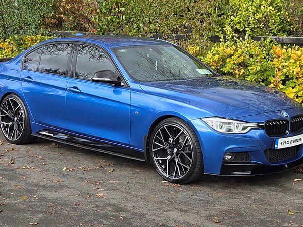 BMW 3-Series Saloon, Diesel, 2017, Blue