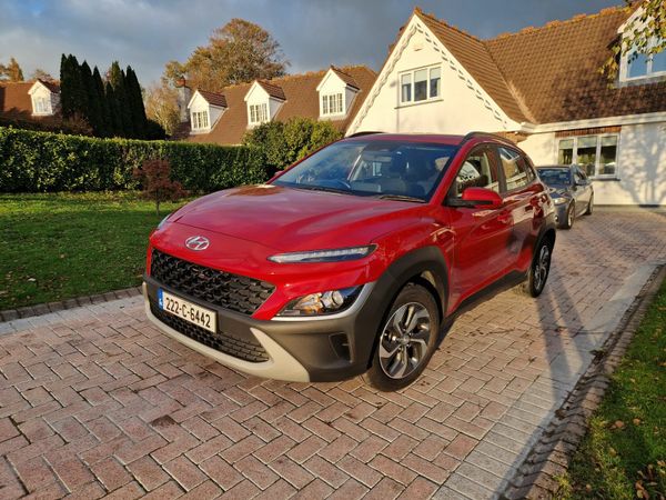 Hyundai KONA Saloon, Petrol Hybrid, 2022, Red
