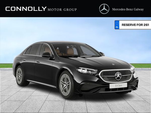 Mercedes-Benz E-Class Saloon, Diesel Plug-in Hybrid, 2026, Black