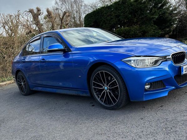 BMW 3-Series Saloon, Petrol Plug-in Hybrid, 2018, Blue