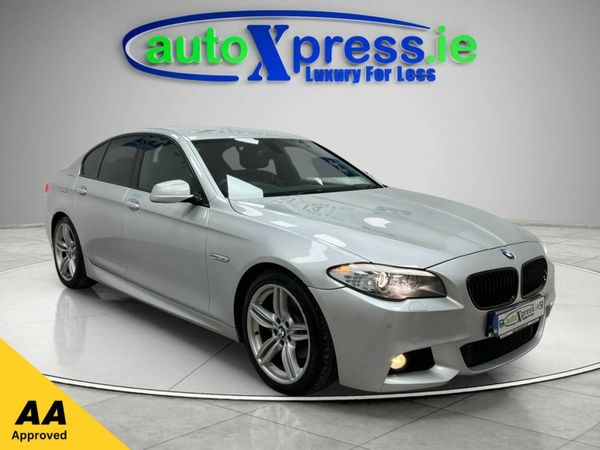 BMW 5-Series Saloon, Diesel, 2013, Silver