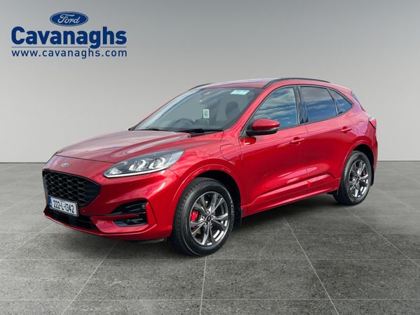 Ford Kuga SUV, Petrol Hybrid, 2022, Red