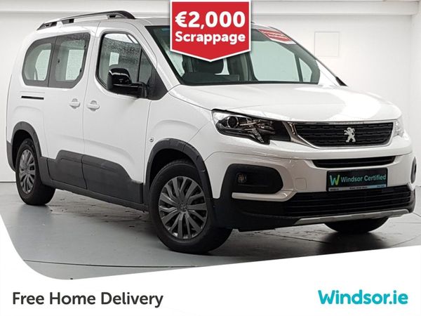 Peugeot Rifter MPV, Electric, 2023, White