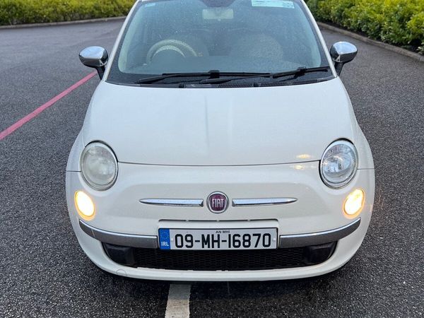 Fiat 500 Hatchback, Petrol, 2009, White