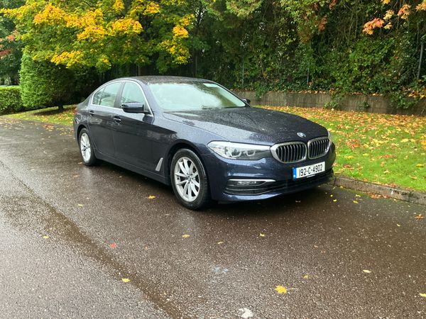 BMW 5-Series Saloon, Diesel, 2019, Blue