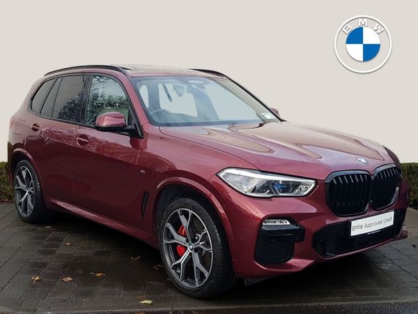 BMW X5 SUV, Petrol Plug-in Hybrid, 2021, Red