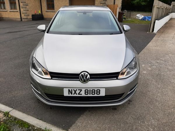 Volkswagen Golf Hatchback, Diesel, 2017, Silver