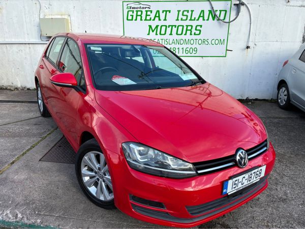 Volkswagen Golf Hatchback, Petrol, 2015, Red